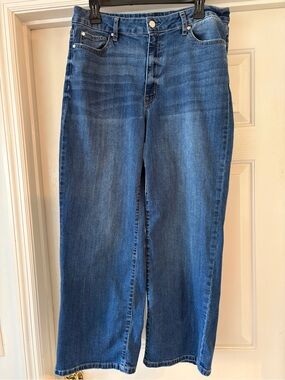 RM Rebecca Minkoff High-Rise Wide Leg Ankle Length Jeans